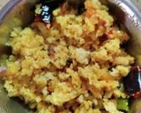 A picture of step 1 of Idli upma.