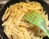 Carbonara Dóri módra 🥳 rizstésztával :) recept fázis 1 fotója