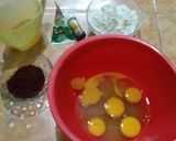 Foto langkah ke 1 dari resep Brownis kukus coklat pandan ekonomis.