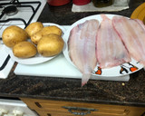 Foto del paso 1 de la receta: Lenguado a la plancha con puré de patatas