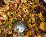 A picture of step 5 of Bhelpuri.
