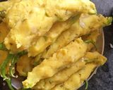 A picture of step 8 of Jodhpuri mirchi vada.