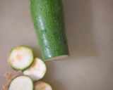 A picture of step 1 of Masala Zucchini.