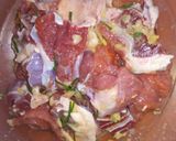 A picture of step 1 of Wet fry goat meat. #authormarathon.