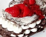 Foto langkah ke 6 dari resep Chocolate Bread Mille-Feuille | kreasi leftover roti tawar coklat.