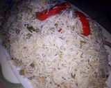 A picture of step 4 of Matar Rice.