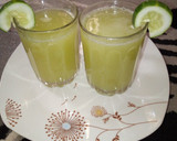 A picture of step 1 of Lemon and Cucumber Juice.