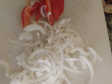 Arroz al vapor con caballa