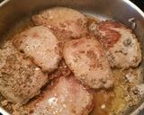 A picture of step 4 of Pork Chops, Broccolli, Rice, and Mushroom Gravy.