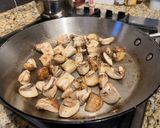 A picture of step 2 of Pepper and salt night market chestnut mushroom 🍄.