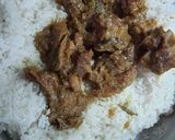 A picture of step 11 of Mutton Biryani.