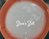 A picture of step 1 of Ground Rice and Sago Kheer.