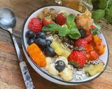 Une image de l'étape 10 de 🍒BREAKFAST TIME 🐝GRAINES DE CHIA 🍇 FRUITS🫐🍌🍓.