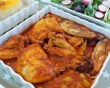 عکس مرحله 1 از دستور مسمای مرغ و بادمجان