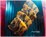 A picture of step 9 of Orange Marble Cake🍊🎂.