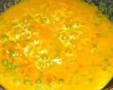 A picture of step 1 of Peas and carrots masala.