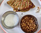 A picture of step 5 of Thalipeeth.