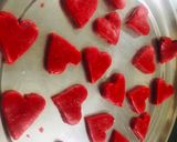 A picture of step 3 of Vanilla heart cookies.