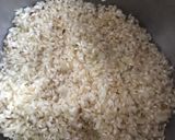 Foto do passo 3 de Risoto de palmito com aspargos