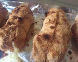 Foto del paso 4 de la receta: Pollo relleno al horno/fácil y casero