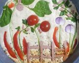 Foto langkah ke 4 dari resep Focaccia Garden.