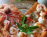 รูปขั้นตอนการทำที่ 6 ของ เค้กห่อหมก อกไก่+ปลาดอลลี่