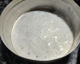 A picture of step 6 of Banana Suji Cake.