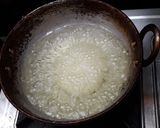 A picture of step 3 of Chettinad Vellai Paniyaram with Spicy Chilli Garlic chutney and Red Rice Puttu.