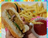 A picture of step 1 of #Bun_kabab_With_FrenchFries!! #RamadanKiTayari.
