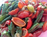 Foto langkah ke 6 dari resep Oseng Kulit Mlinjo.