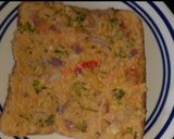 A picture of step 4 of Moong Dal Toast.