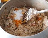 प्राँज बिरयानी (Prawns biryani recipe in Hindi) रेसिपी चरण 4 फोटो