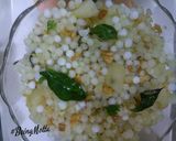 A picture of step 7 of Tricolor khichdis.