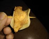 A picture of step 8 of Butter Fly chicken bites.