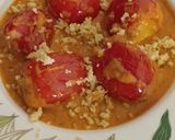 A picture of step 7 of Stuffed Tomatoes in Makhni Gravy.