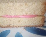 A picture of step 4 of Vanilla sponge Cake slides.