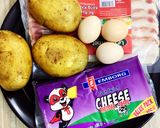 Hình bước làm 1 của món Thịt Xông Khói Cuộn Khoai Tây