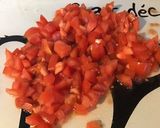Une image de l'étape 2 de Gratin de potimarron aux tomates fromage et saumon fumé.