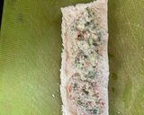 A picture of step 4 of Tiranga Mini Rolls.
