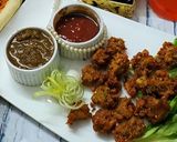 A picture of step 3 of Chicken pakora.