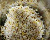 A picture of step 1 of Ulunthu vadai.