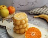 عکس مرحله 4 از دستور اسموتی پاییزی 🍎🍌🍊(نارنگی ،سیب،موز)