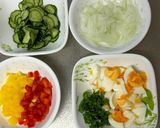 A picture of step 2 of Fusilli Pasta Salad.