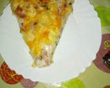 Foto del paso 2 de la receta: Pizza especial de queso con bacon y albhaca en la piedra