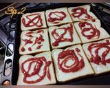 A picture of step 1 of Bread pizza.