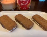 A picture of step 1 of Lotus biscoff Munchies💞.