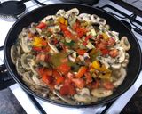 Foto del paso 2 de la receta Tortilla francesa con timbal de panache de verduras