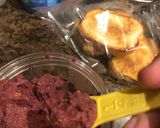 A picture of step 2 of PB&M sorbet!.