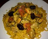 Foto del paso 1 de la receta: Fideos guitarra con mejillones
