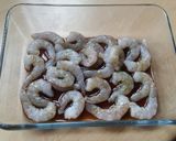A picture of step 3 of Vickys Honey & Garlic Prawns with Brown Rice, GF DF EF SF NF.